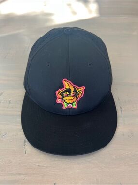 EvoShield Black Snapback Cap with Neon Embroidered Patch